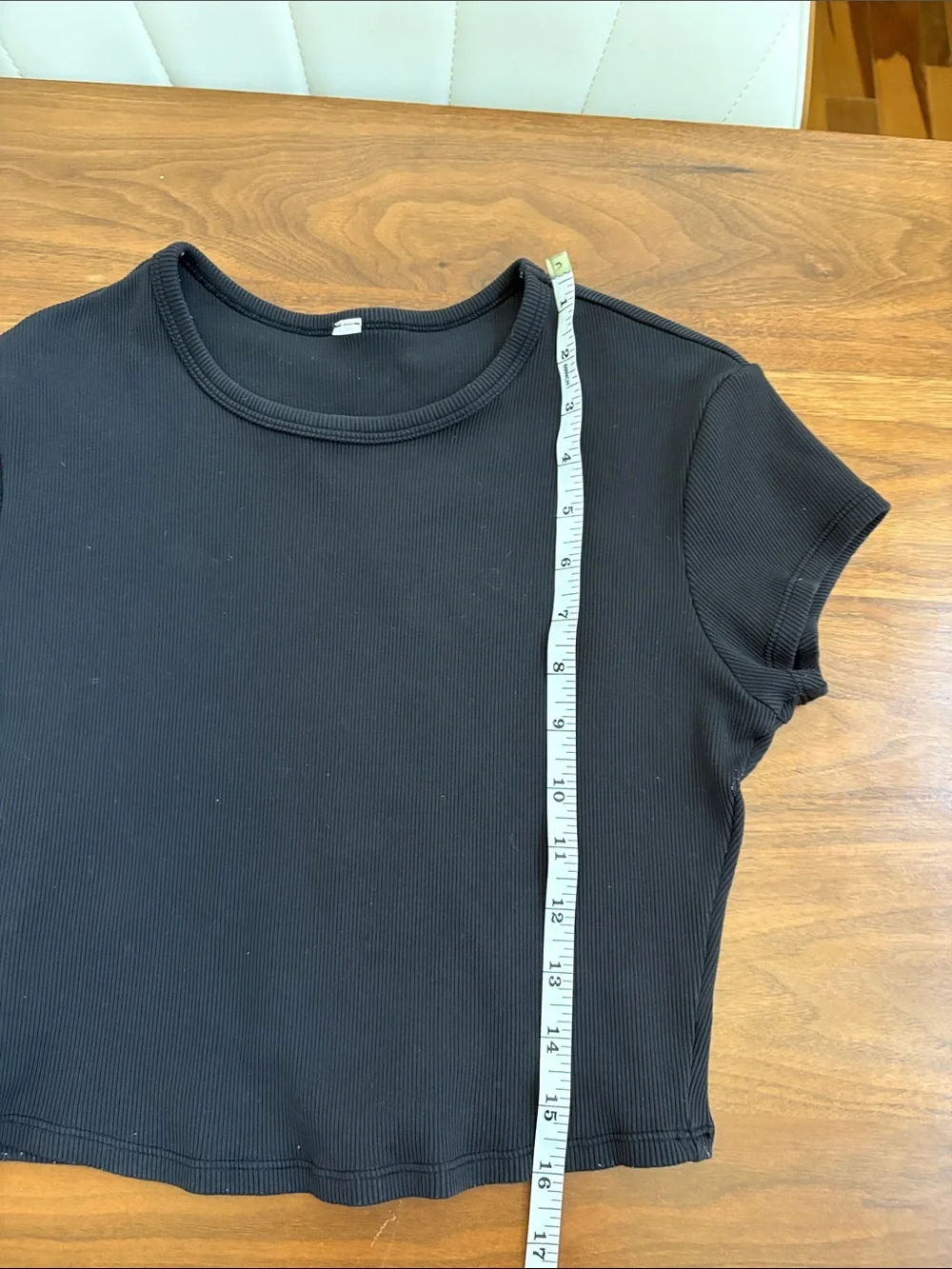 Alo Yoga Cropped Ribbed Tee Size XS